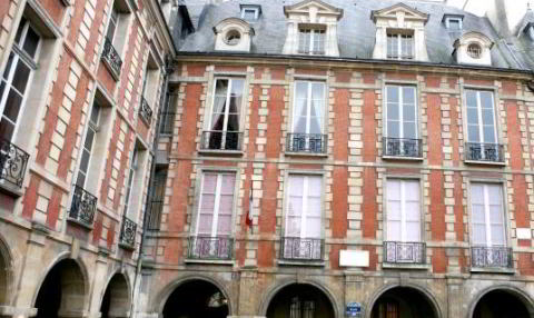 France Paris Luxury Holidays. Visit Victor Hugo House where he wrote The Miserables, Place des Vosges.